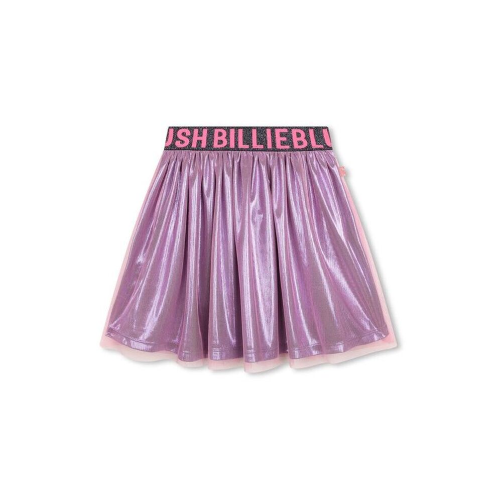 Billieblush Girls  Metallic Tulle Skirt, Pink